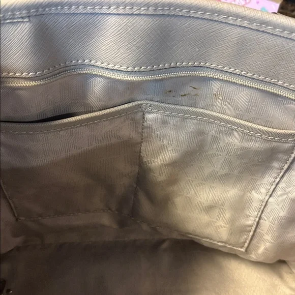 Michael Kors Light Gray purse - Picture 5 of 6